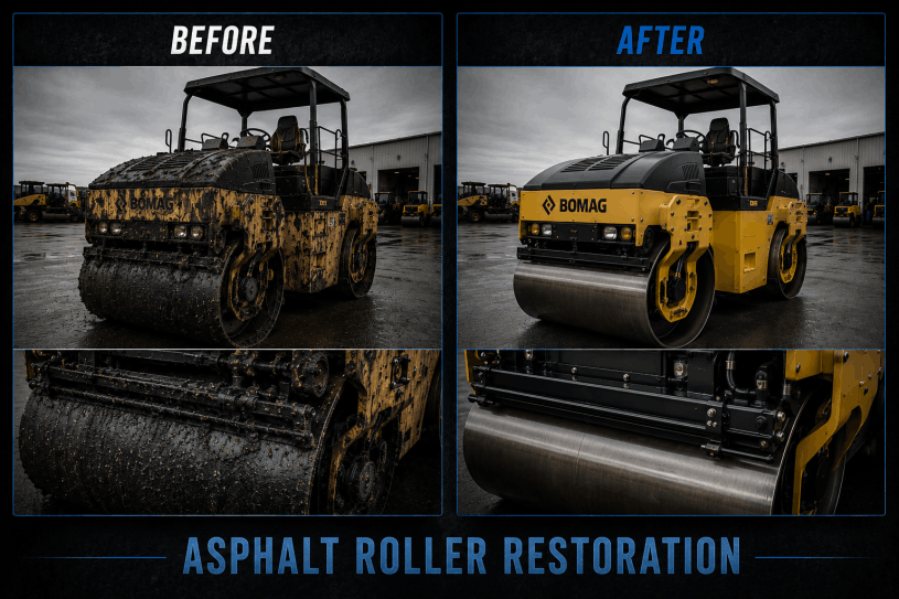 Asphalt Roller Restoration